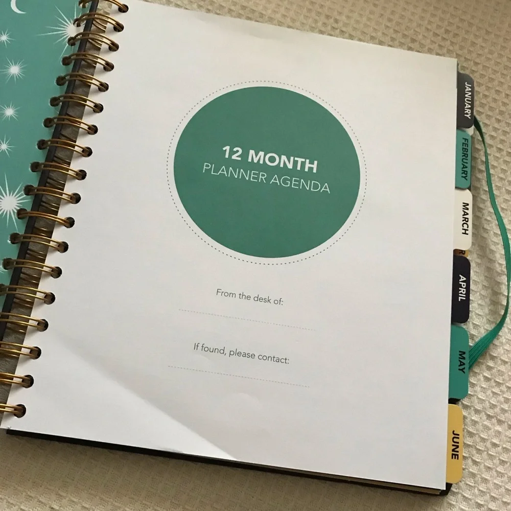 FREE with Purchase Monthly Planner